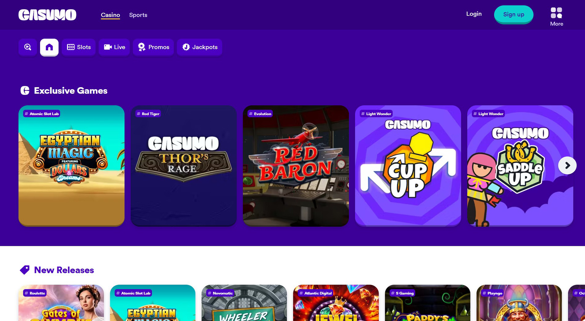 9. Casumo - Easy ecoPayz Casino Setup